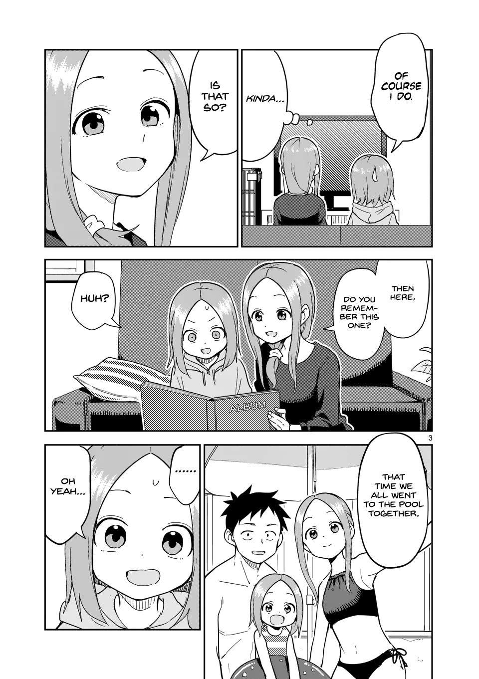 Karakai Jouzu no (Moto) Takagi-san Chapter 313 page 3 - Chapter 313