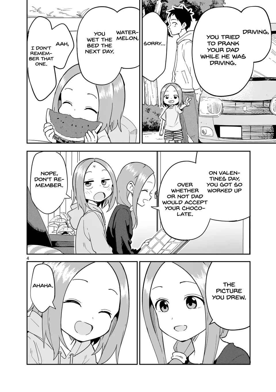 Karakai Jouzu no (Moto) Takagi-san Chapter 313 page 4 - Chapter 313