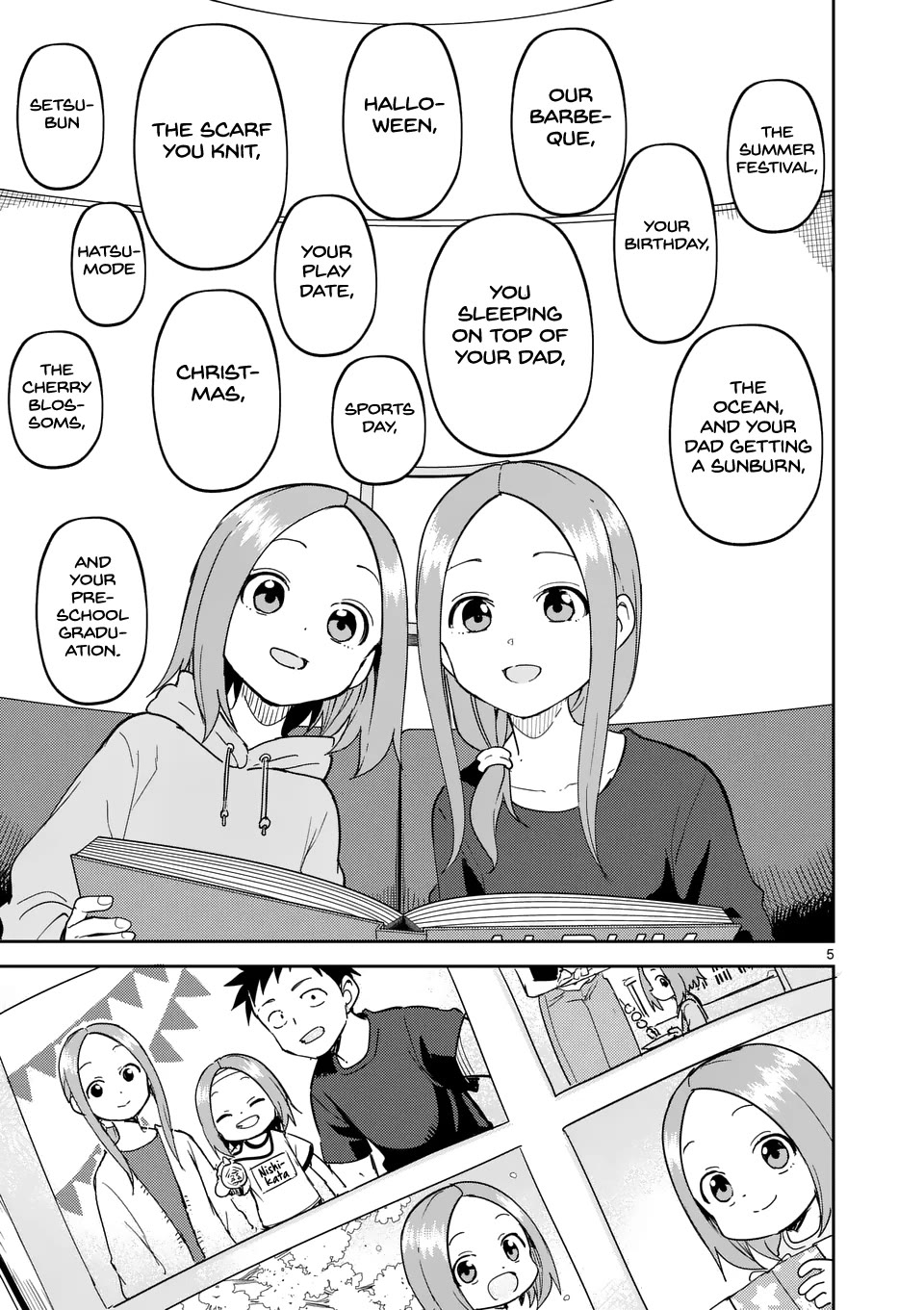 Karakai Jouzu no (Moto) Takagi-san Chapter 313 page 5 - Chapter 313