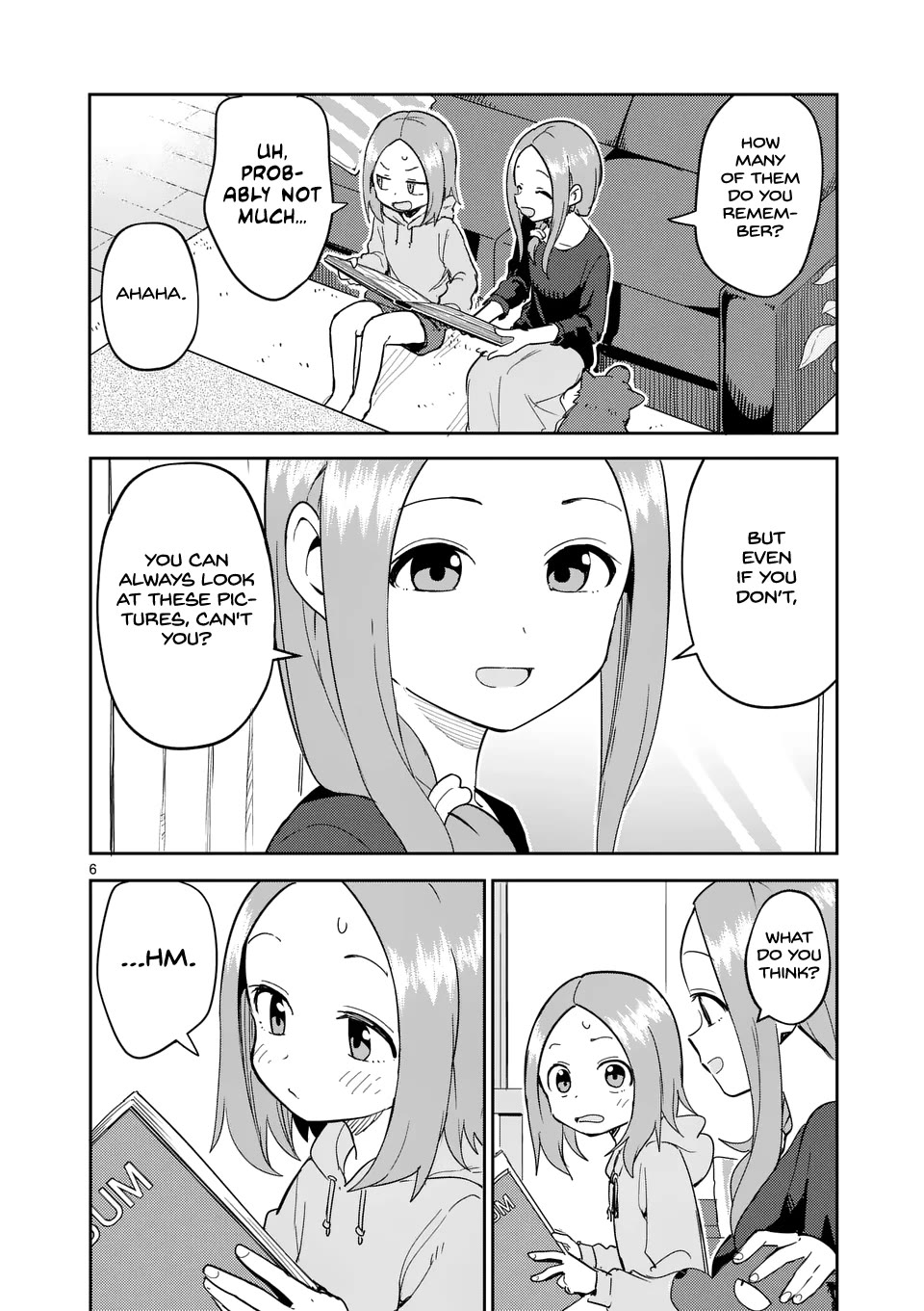 Karakai Jouzu no (Moto) Takagi-san Chapter 313 page 6 - Chapter 313