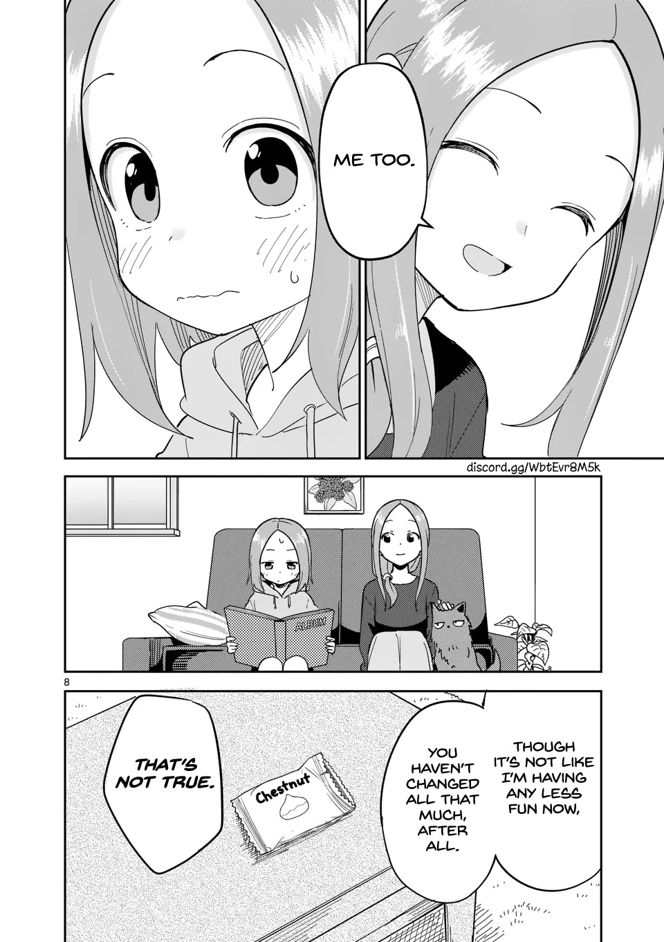 Karakai Jouzu no (Moto) Takagi-san Chapter 313 page 8 - Chapter 313
