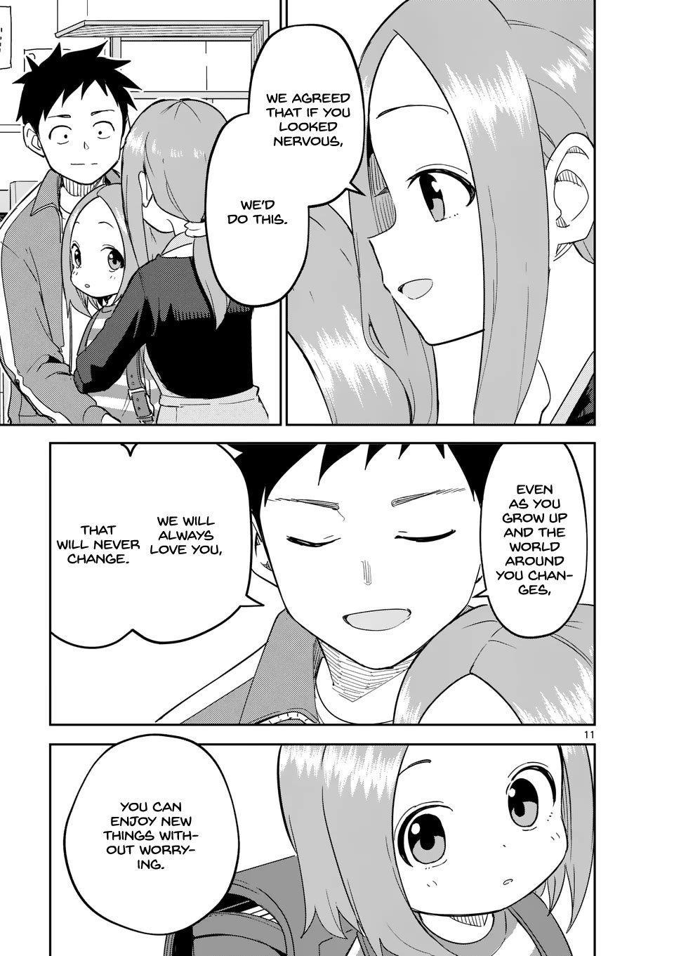 Karakai Jouzu no (Moto) Takagi-san Chapter 314 page 11 - Chapter 314 [END]