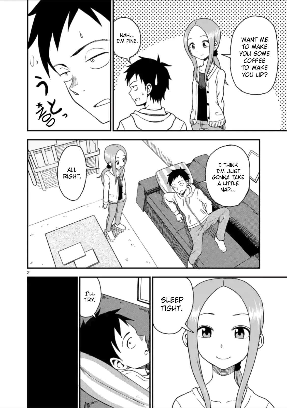 Karakai Jouzu no (Moto) Takagi-san Chapter 32 page 2 - Chapter 32