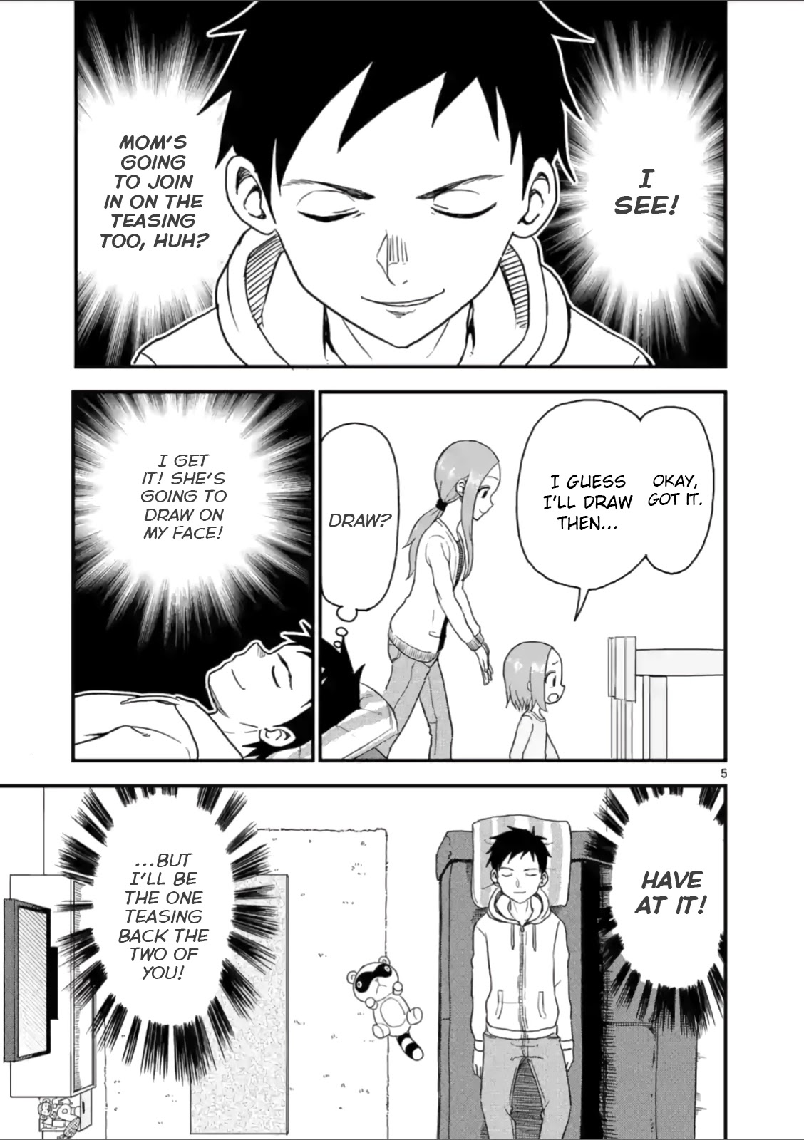 Karakai Jouzu no (Moto) Takagi-san Chapter 32 page 5 - Chapter 32