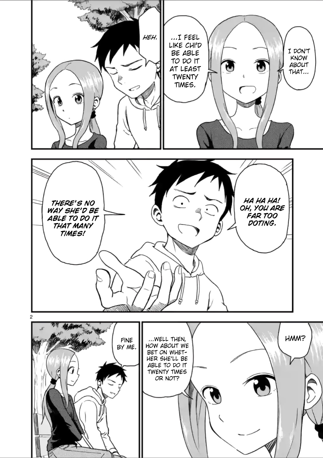 Karakai Jouzu no (Moto) Takagi-san Chapter 33 page 2 - Chapter 33