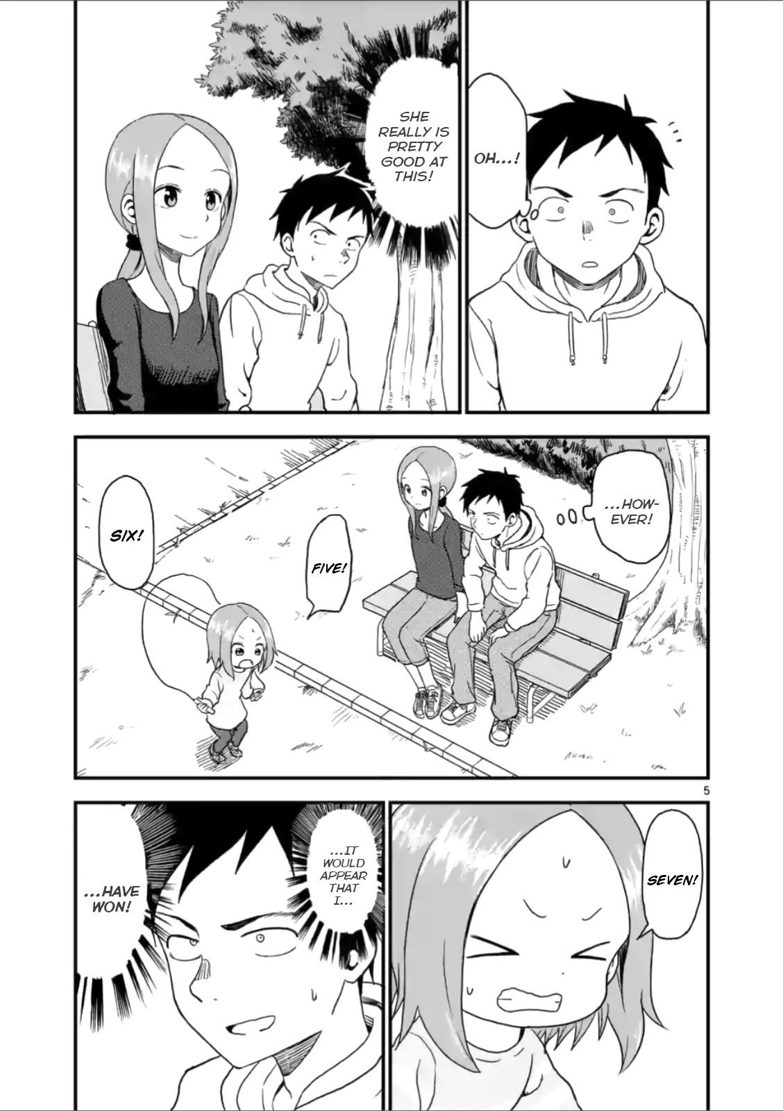 Karakai Jouzu no (Moto) Takagi-san Chapter 33 page 5 - Chapter 33