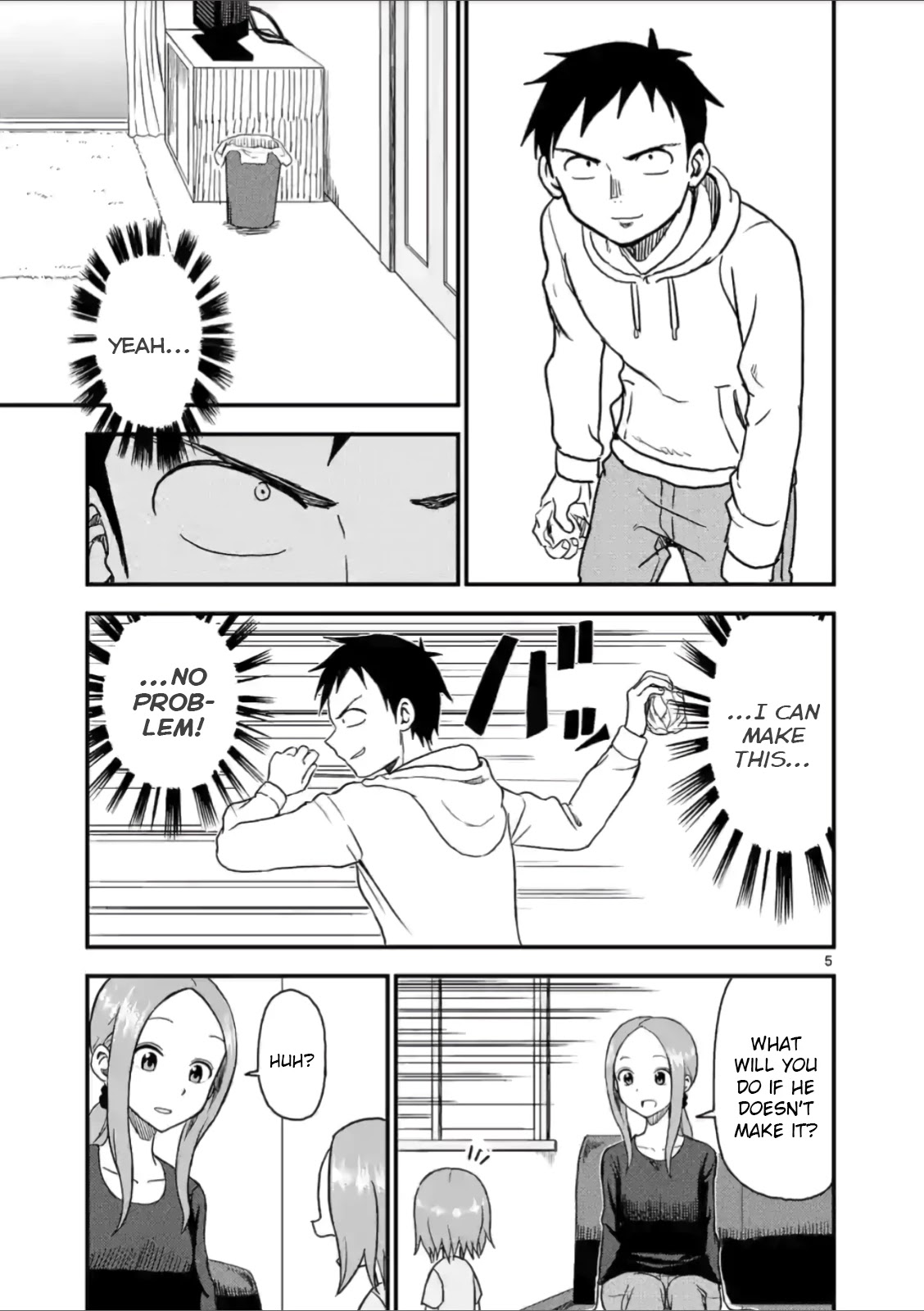 Karakai Jouzu no (Moto) Takagi-san Chapter 38 page 5 - Chapter 38