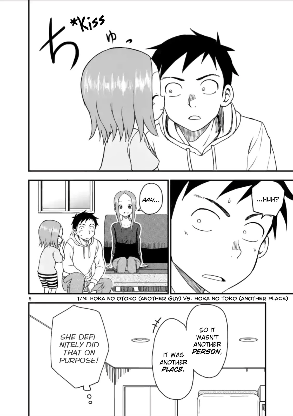 Karakai Jouzu no (Moto) Takagi-san Chapter 38 page 8 - Chapter 38