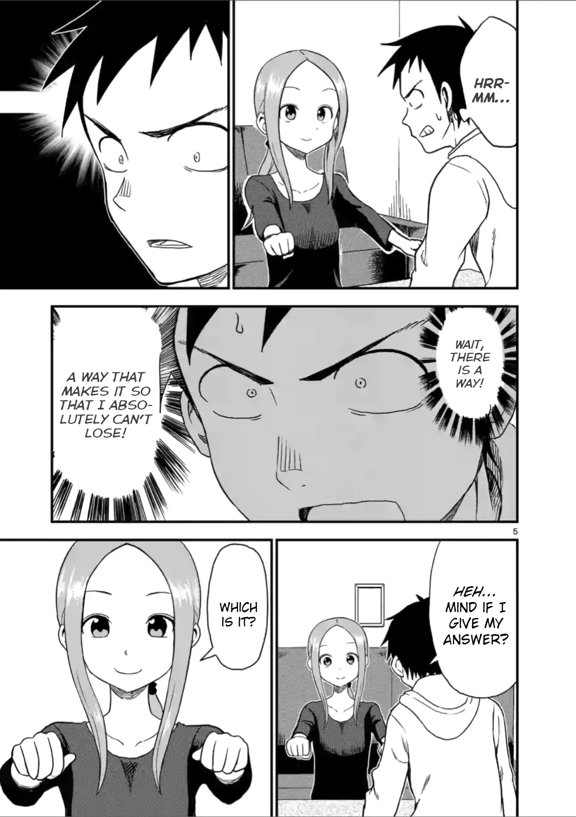 Karakai Jouzu no (Moto) Takagi-san Chapter 39 page 5 - Chapter 39