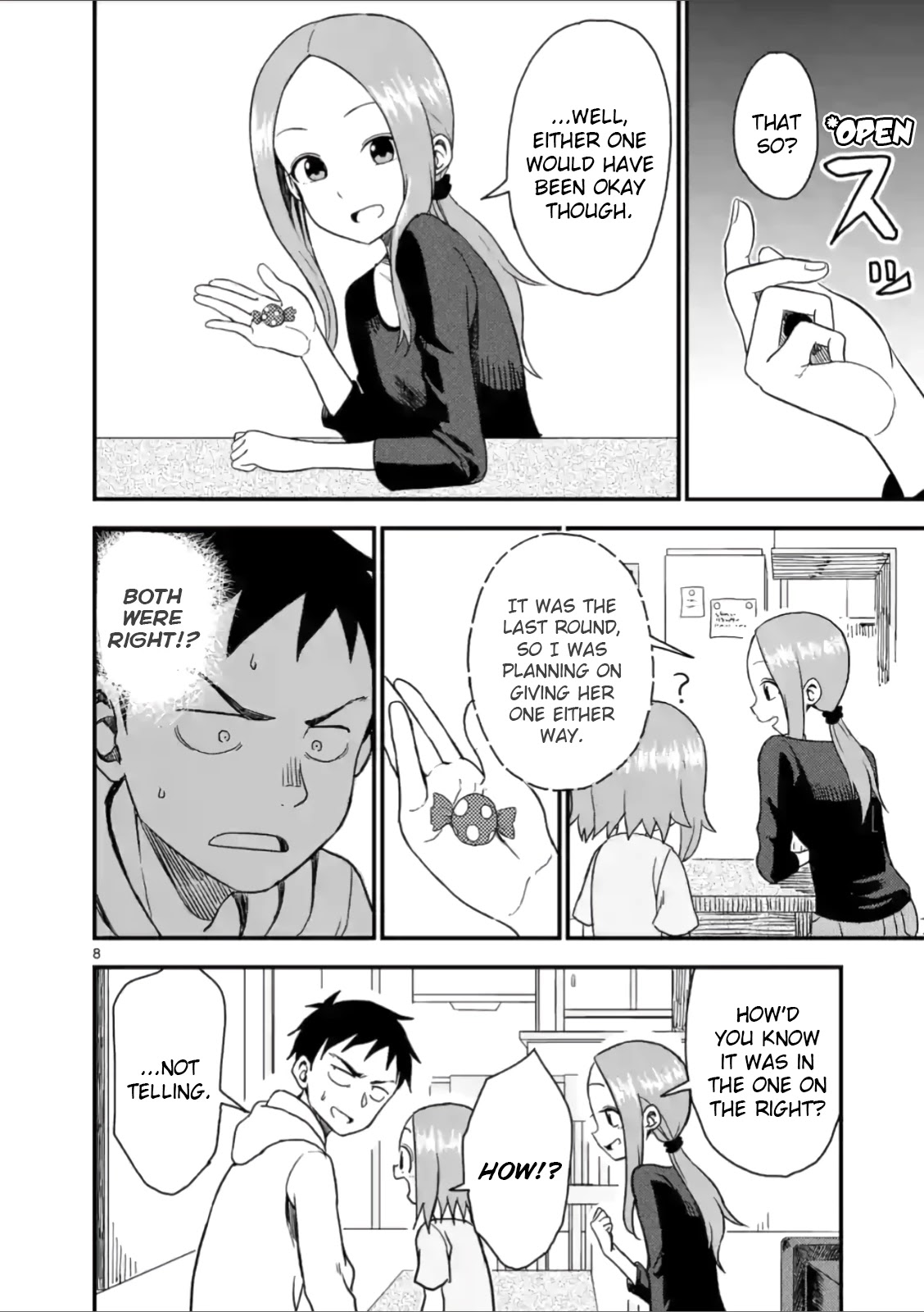Karakai Jouzu no (Moto) Takagi-san Chapter 39 page 8 - Chapter 39