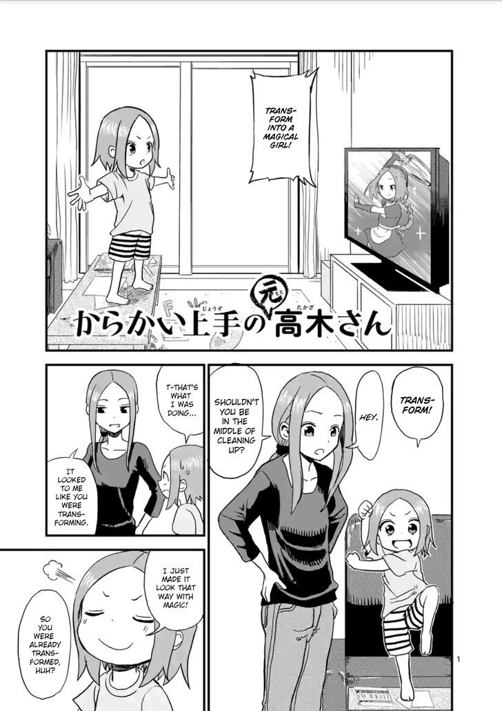 Karakai Jouzu no (Moto) Takagi-san Chapter 4 page 1 - Chapter 4