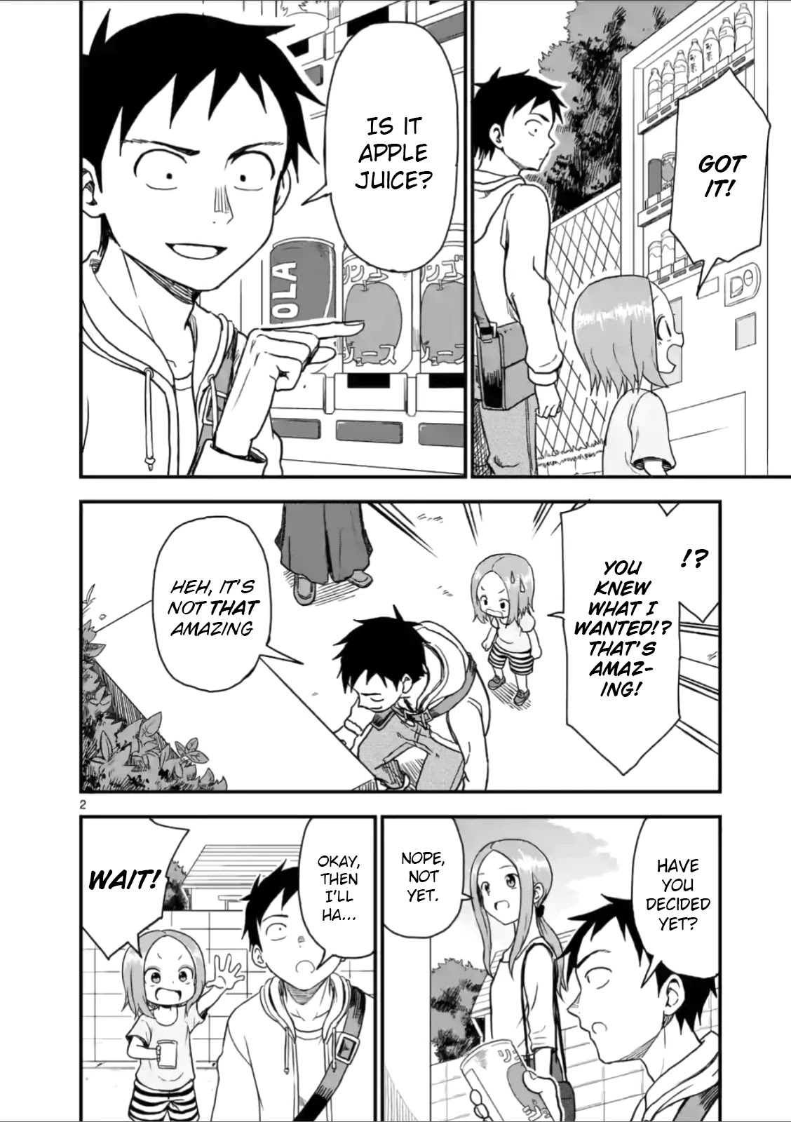 Karakai Jouzu no (Moto) Takagi-san Chapter 40 page 2 - Chapter 40
