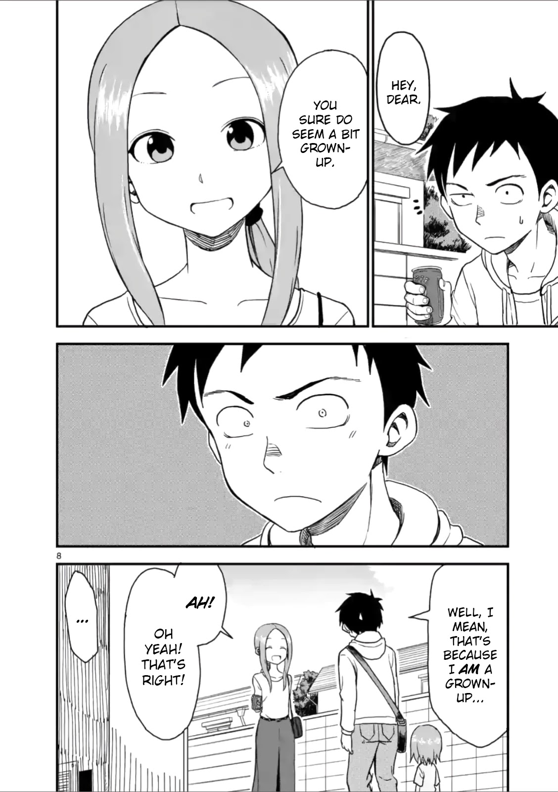 Karakai Jouzu no (Moto) Takagi-san Chapter 40 page 8 - Chapter 40