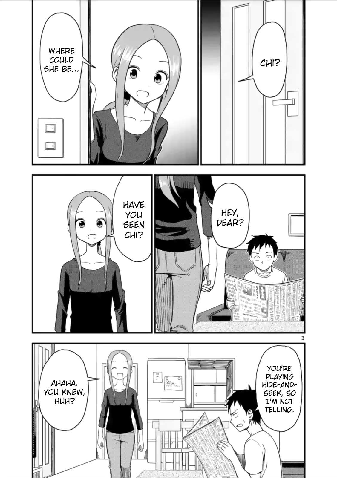 Karakai Jouzu no (Moto) Takagi-san Chapter 41 page 3 - Chapter 41