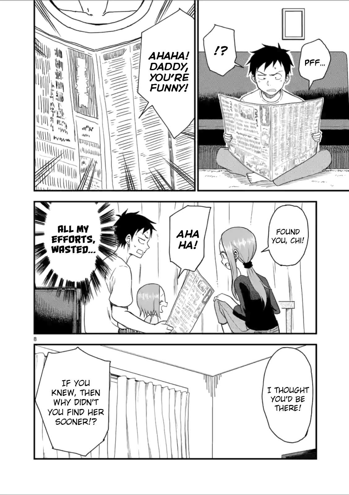 Karakai Jouzu no (Moto) Takagi-san Chapter 41 page 8 - Chapter 41