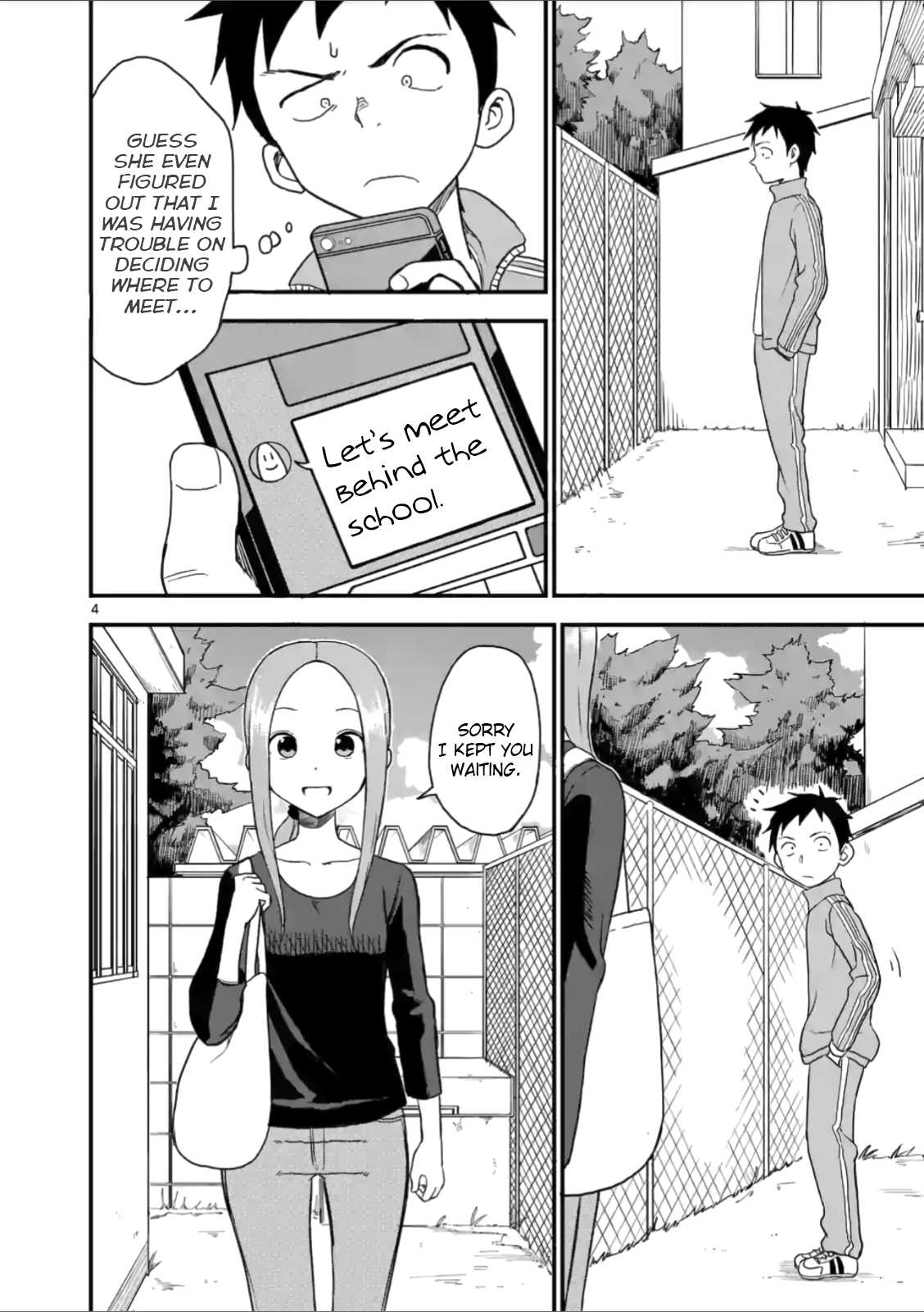 Karakai Jouzu no (Moto) Takagi-san Chapter 42 page 4 - Chapter 42