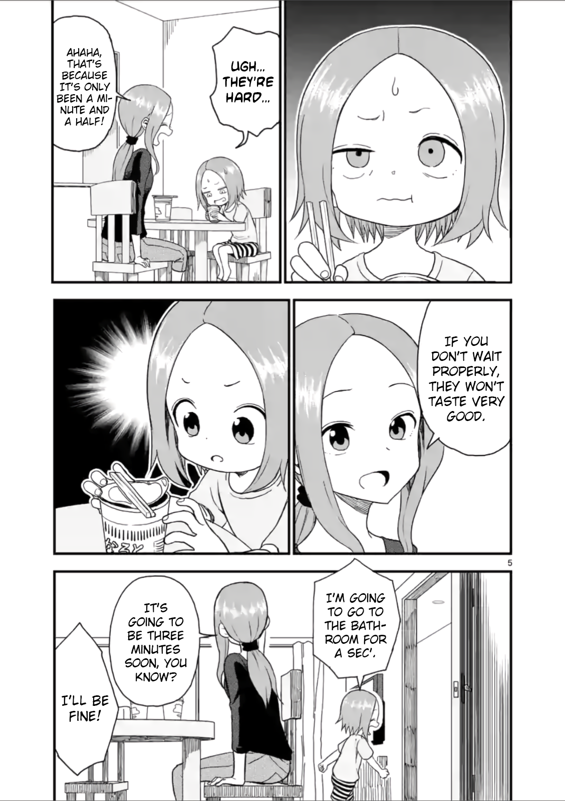 Karakai Jouzu no (Moto) Takagi-san Chapter 44 page 5 - Chapter 44