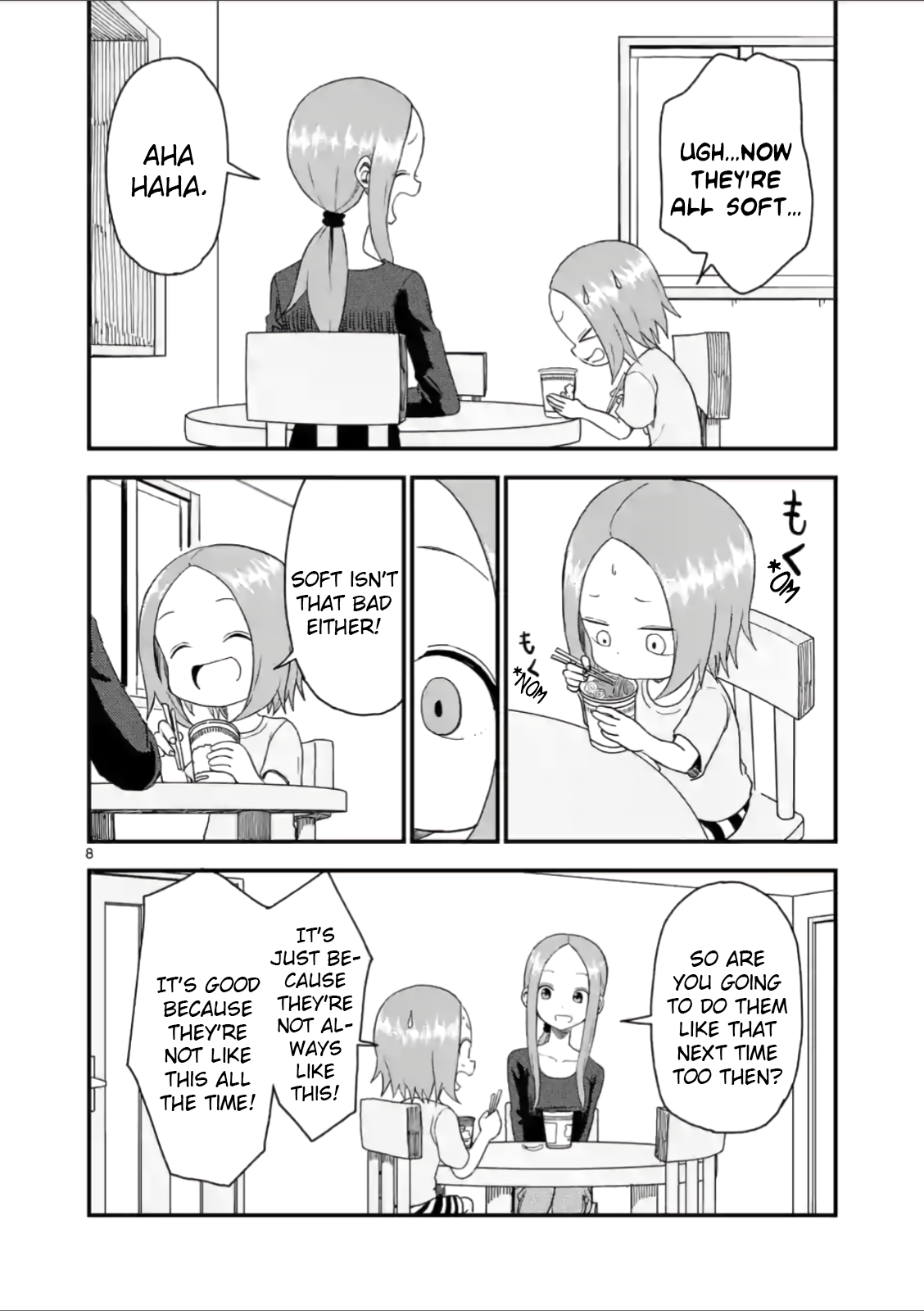 Karakai Jouzu no (Moto) Takagi-san Chapter 44 page 8 - Chapter 44