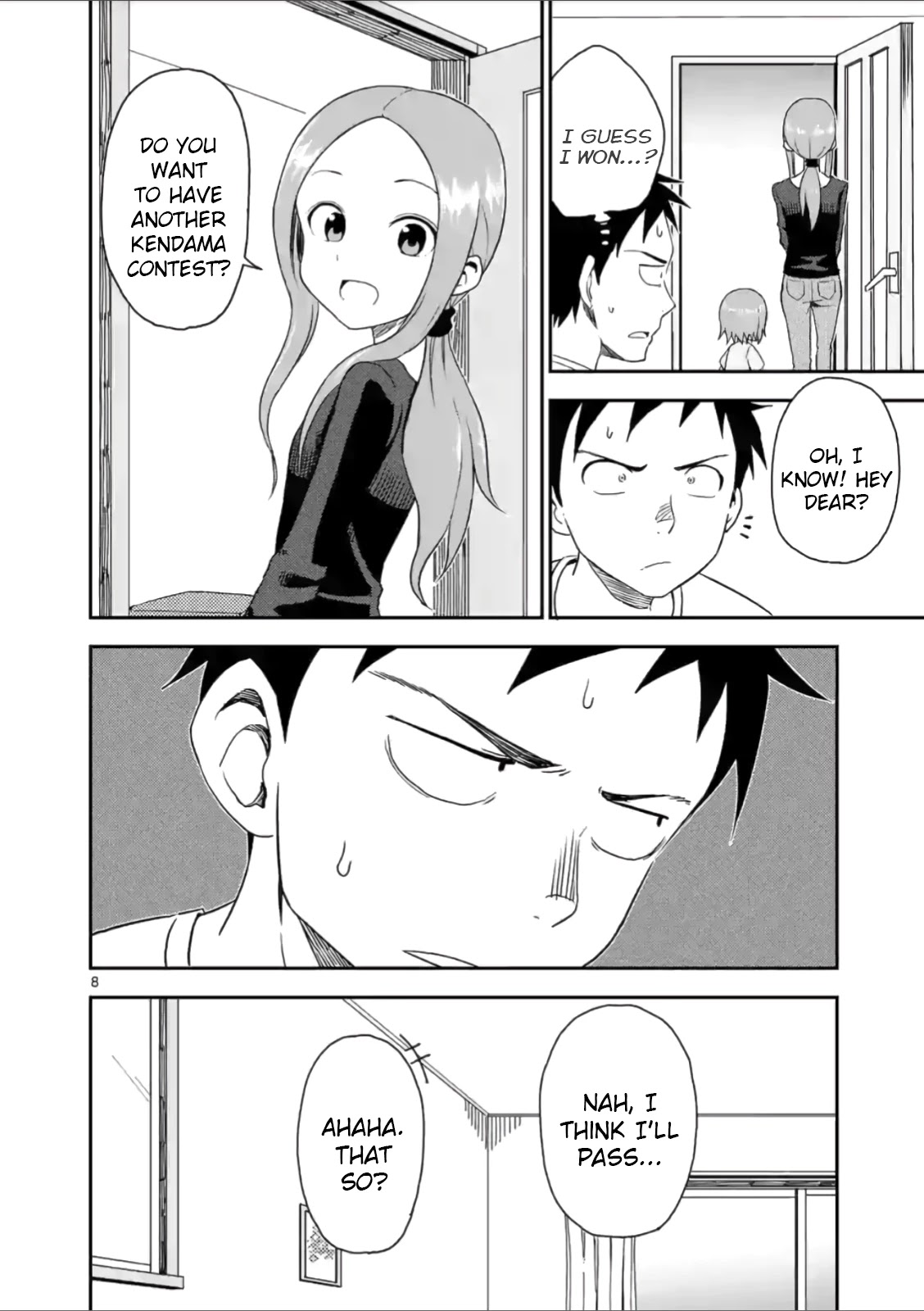 Karakai Jouzu no (Moto) Takagi-san Chapter 45 page 8 - Chapter 45
