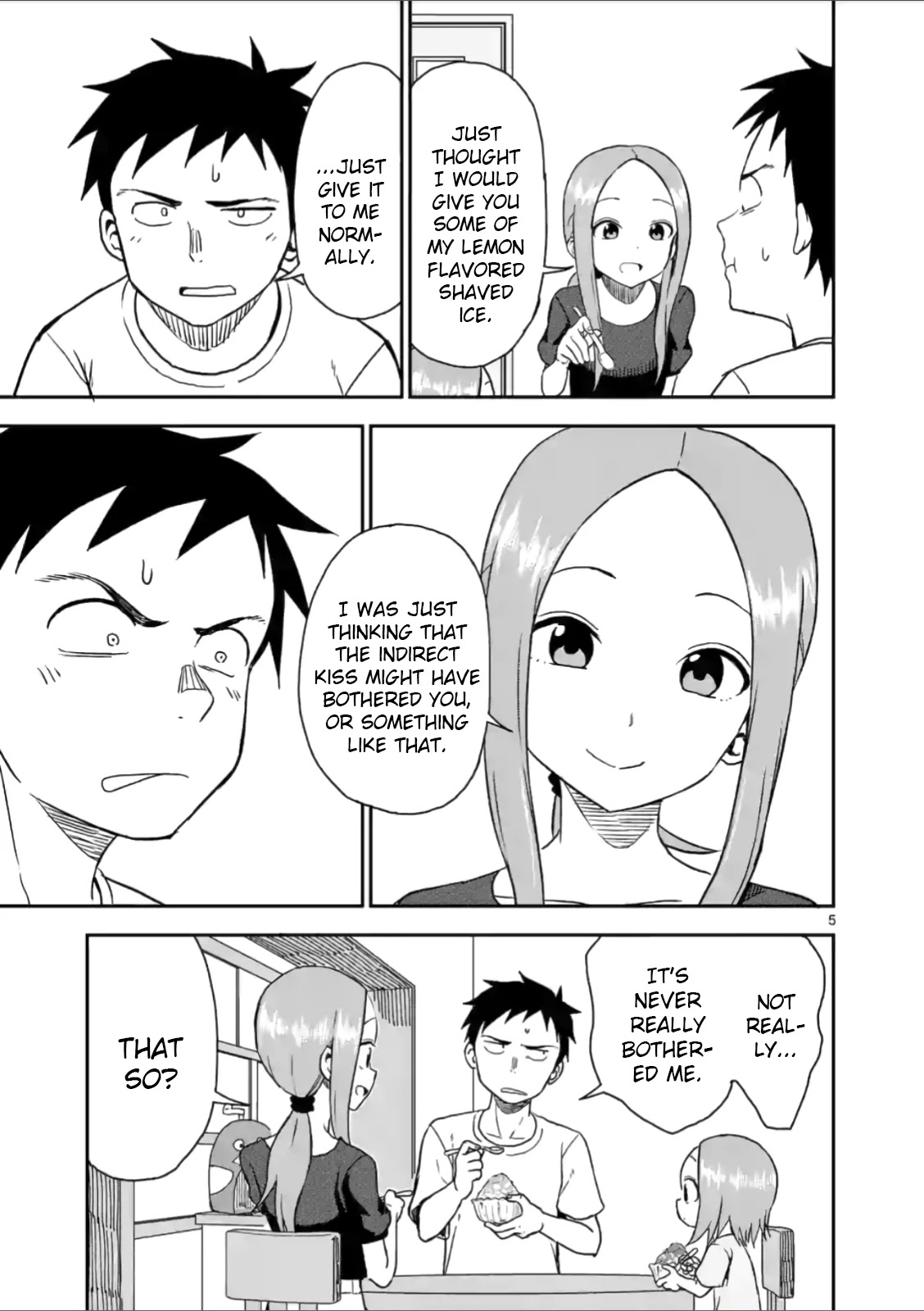 Karakai Jouzu no (Moto) Takagi-san Chapter 47 page 5 - Chapter 47