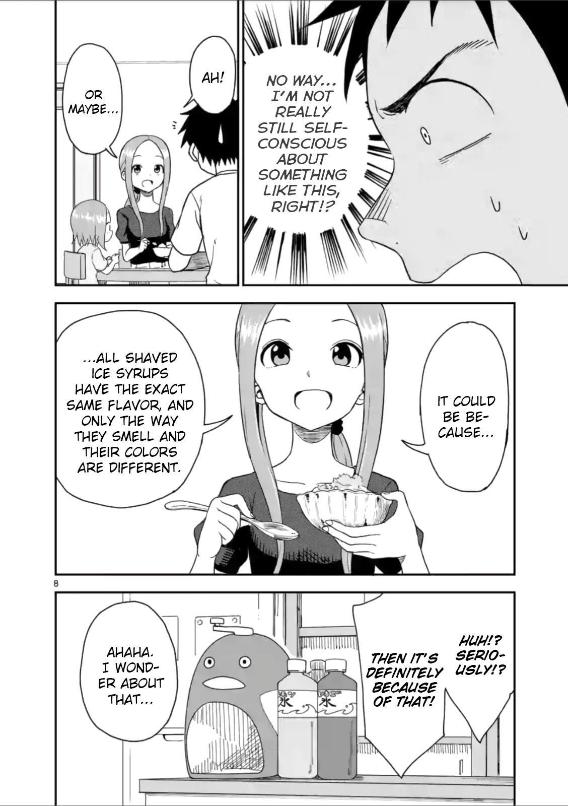 Karakai Jouzu no (Moto) Takagi-san Chapter 47 page 8 - Chapter 47