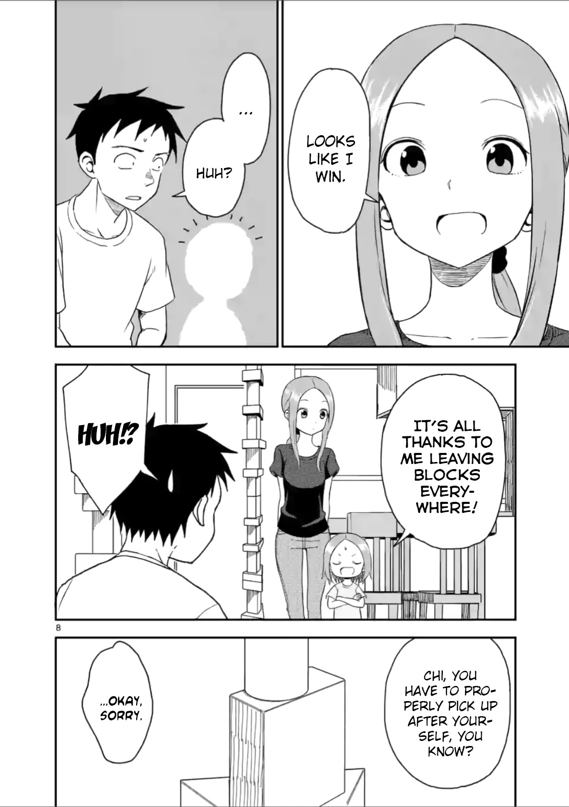 Karakai Jouzu no (Moto) Takagi-san Chapter 48 page 8 - Chapter 48