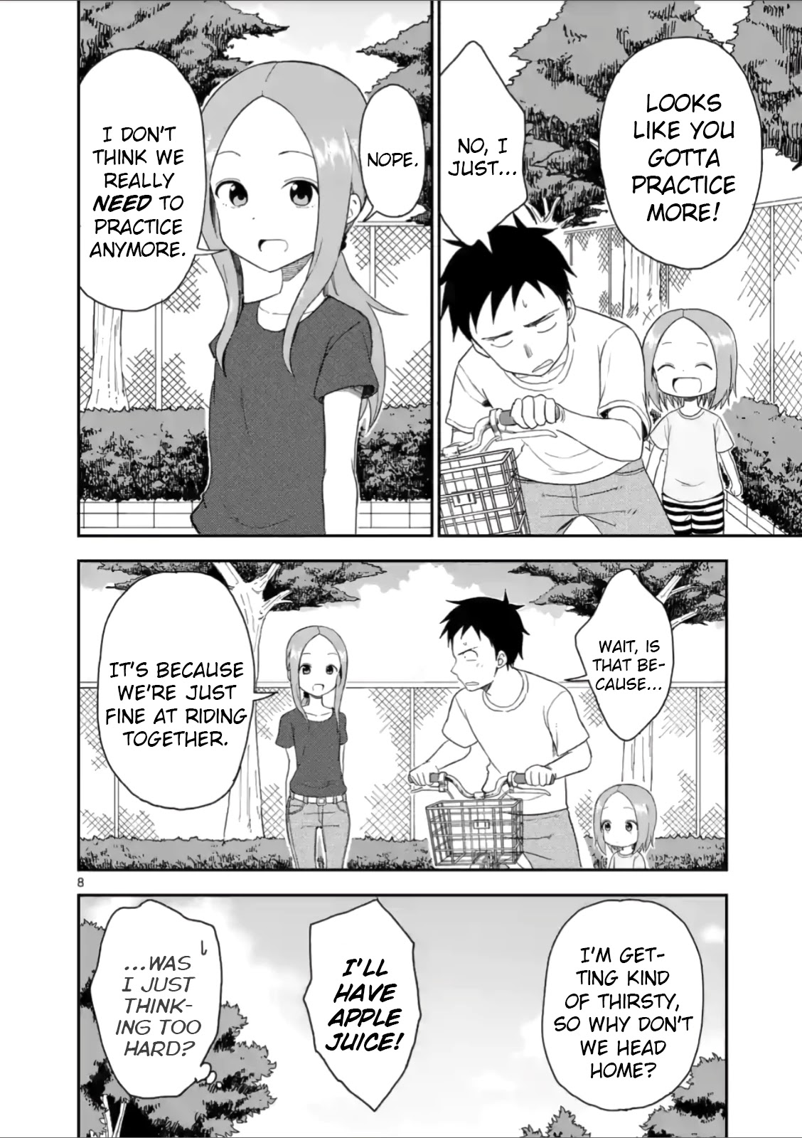 Karakai Jouzu no (Moto) Takagi-san Chapter 51 page 8 - Chapter 51