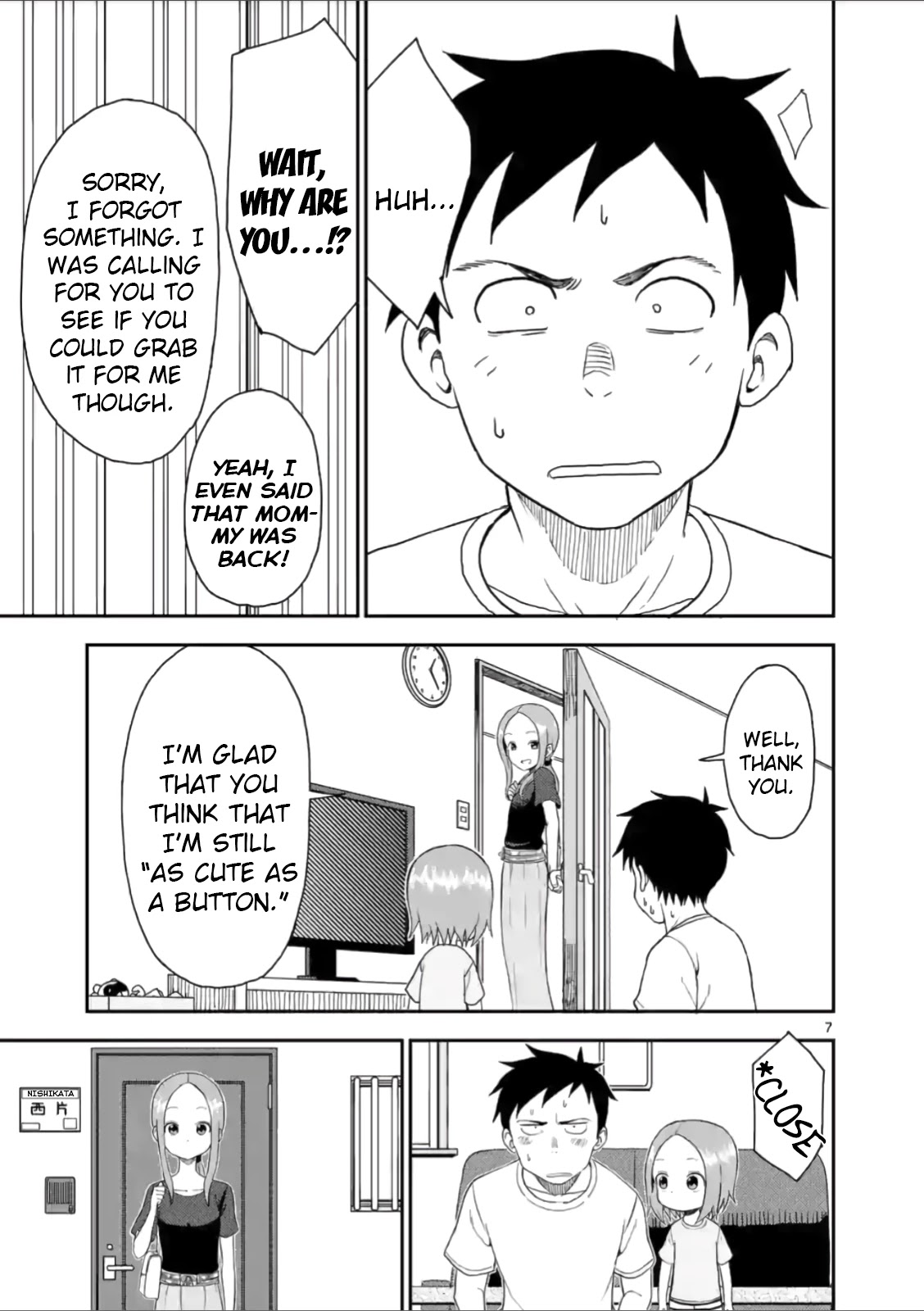 Karakai Jouzu no (Moto) Takagi-san Chapter 52 page 7 - Chapter 52