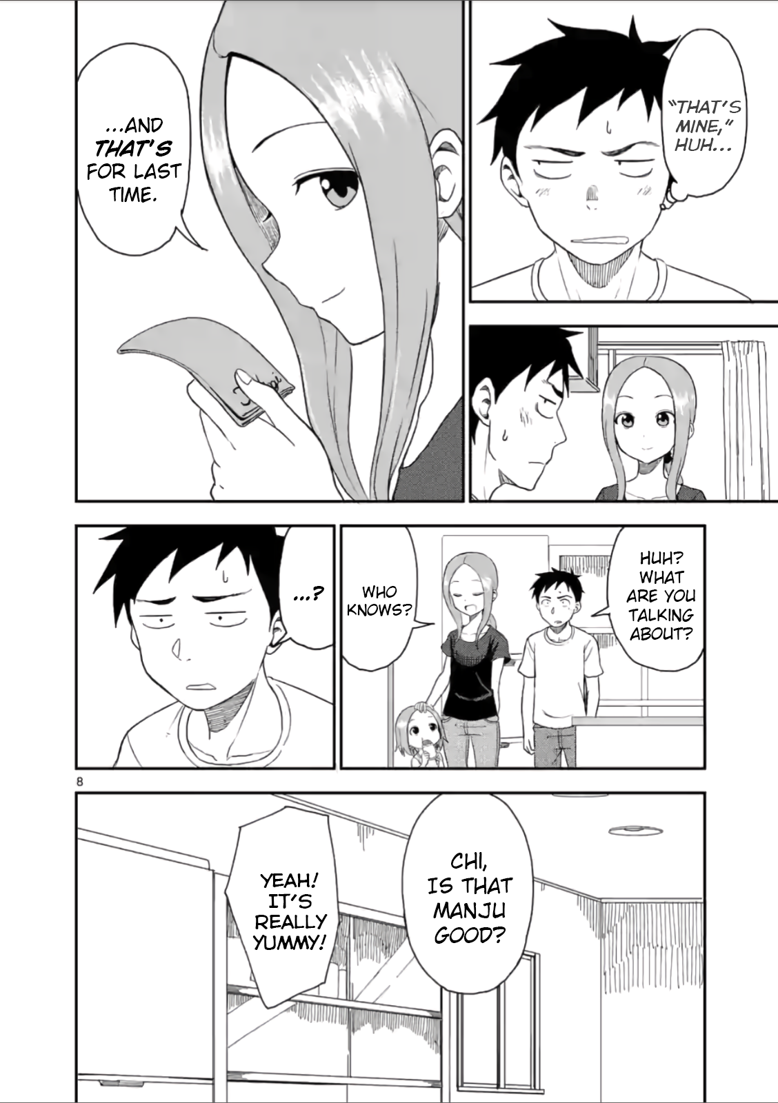 Karakai Jouzu no (Moto) Takagi-san Chapter 53 page 8 - Chapter 53