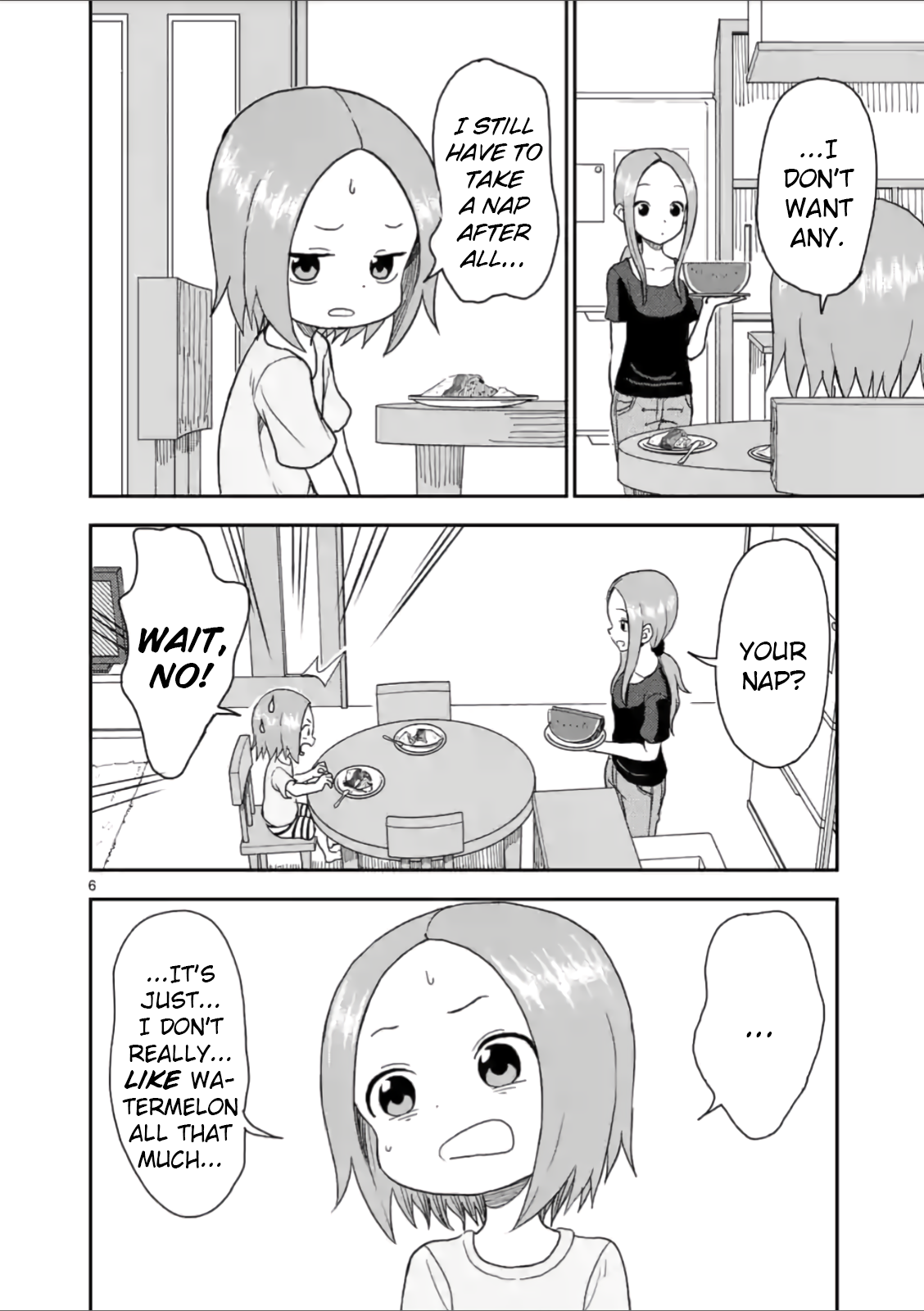 Karakai Jouzu no (Moto) Takagi-san Chapter 55 page 6 - Chapter 55