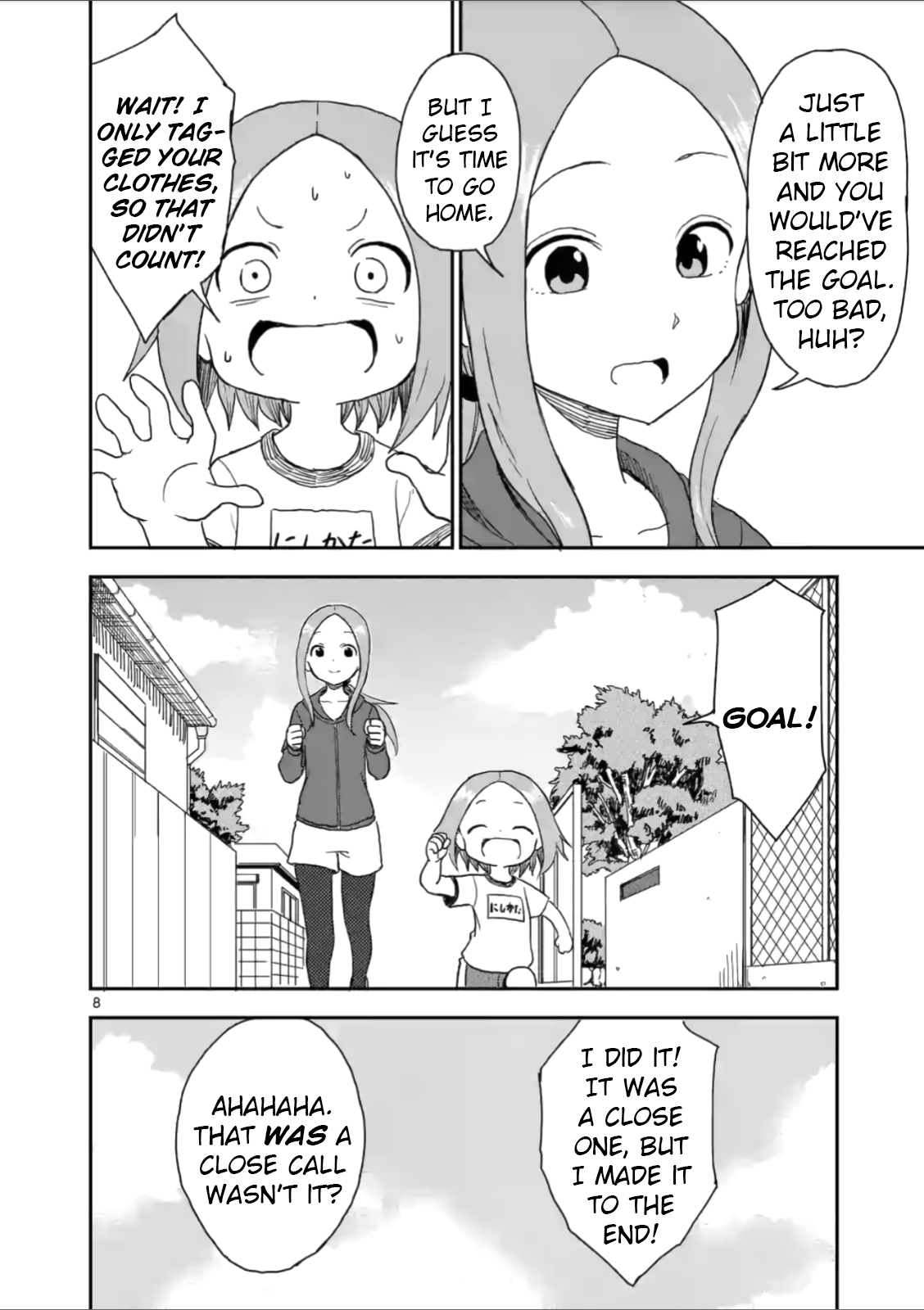 Karakai Jouzu no (Moto) Takagi-san Chapter 56 page 8 - Chapter 56