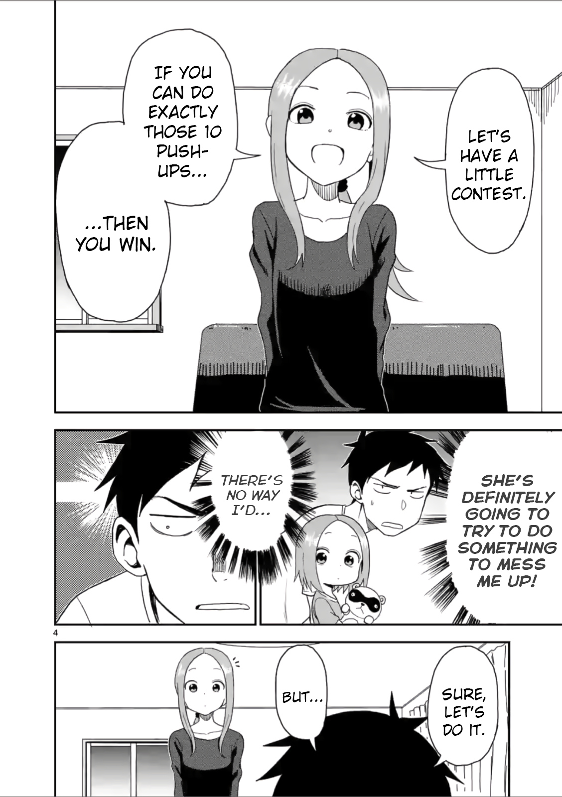 Karakai Jouzu no (Moto) Takagi-san Chapter 57 page 4 - Chapter 57