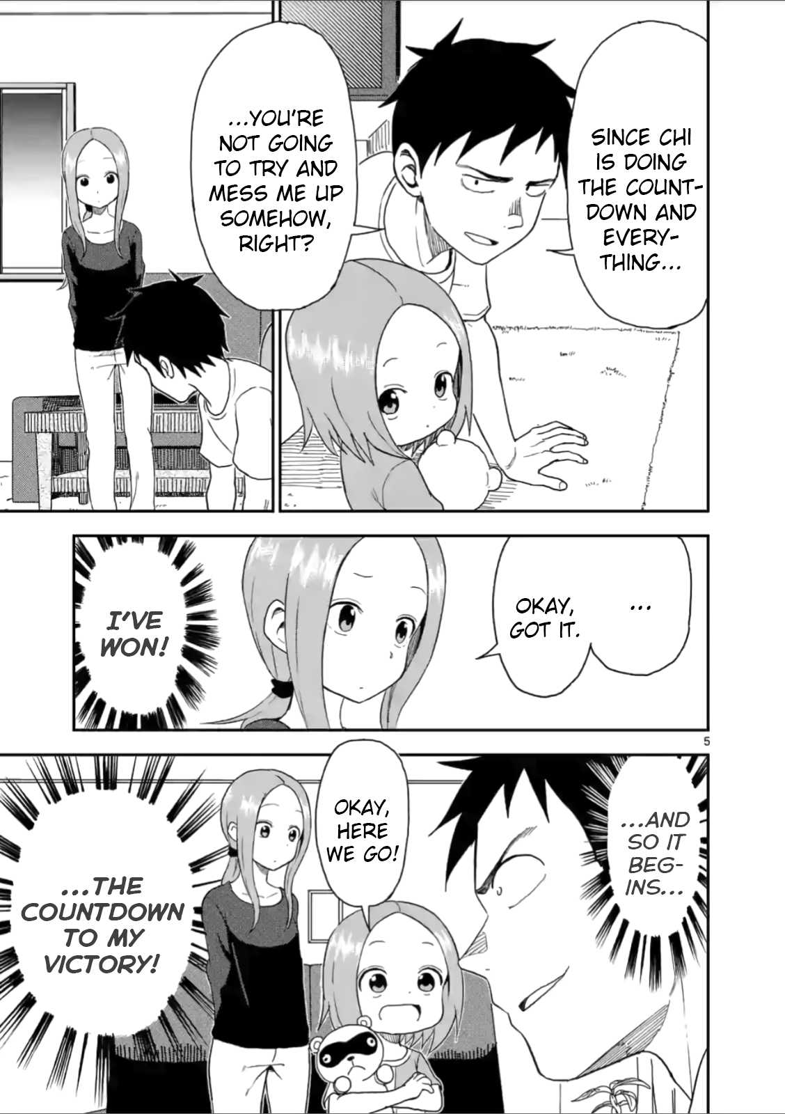 Karakai Jouzu no (Moto) Takagi-san Chapter 57 page 5 - Chapter 57