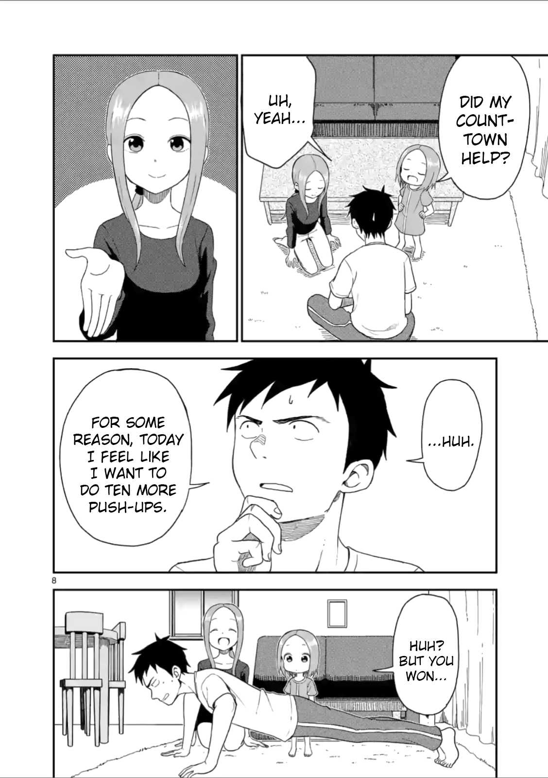 Karakai Jouzu no (Moto) Takagi-san Chapter 57 page 8 - Chapter 57