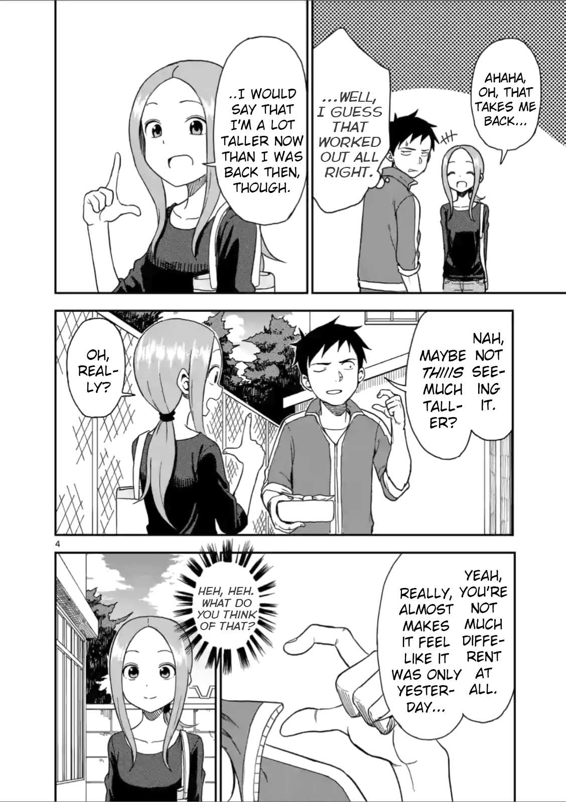 Karakai Jouzu no (Moto) Takagi-san Chapter 60 page 4 - Chapter 60