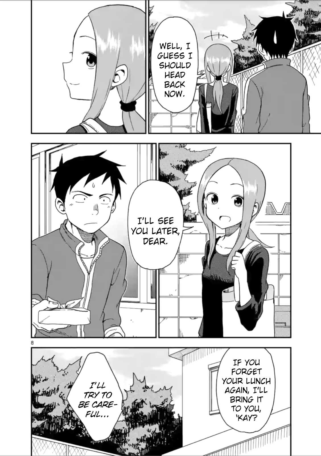 Karakai Jouzu no (Moto) Takagi-san Chapter 60 page 8 - Chapter 60