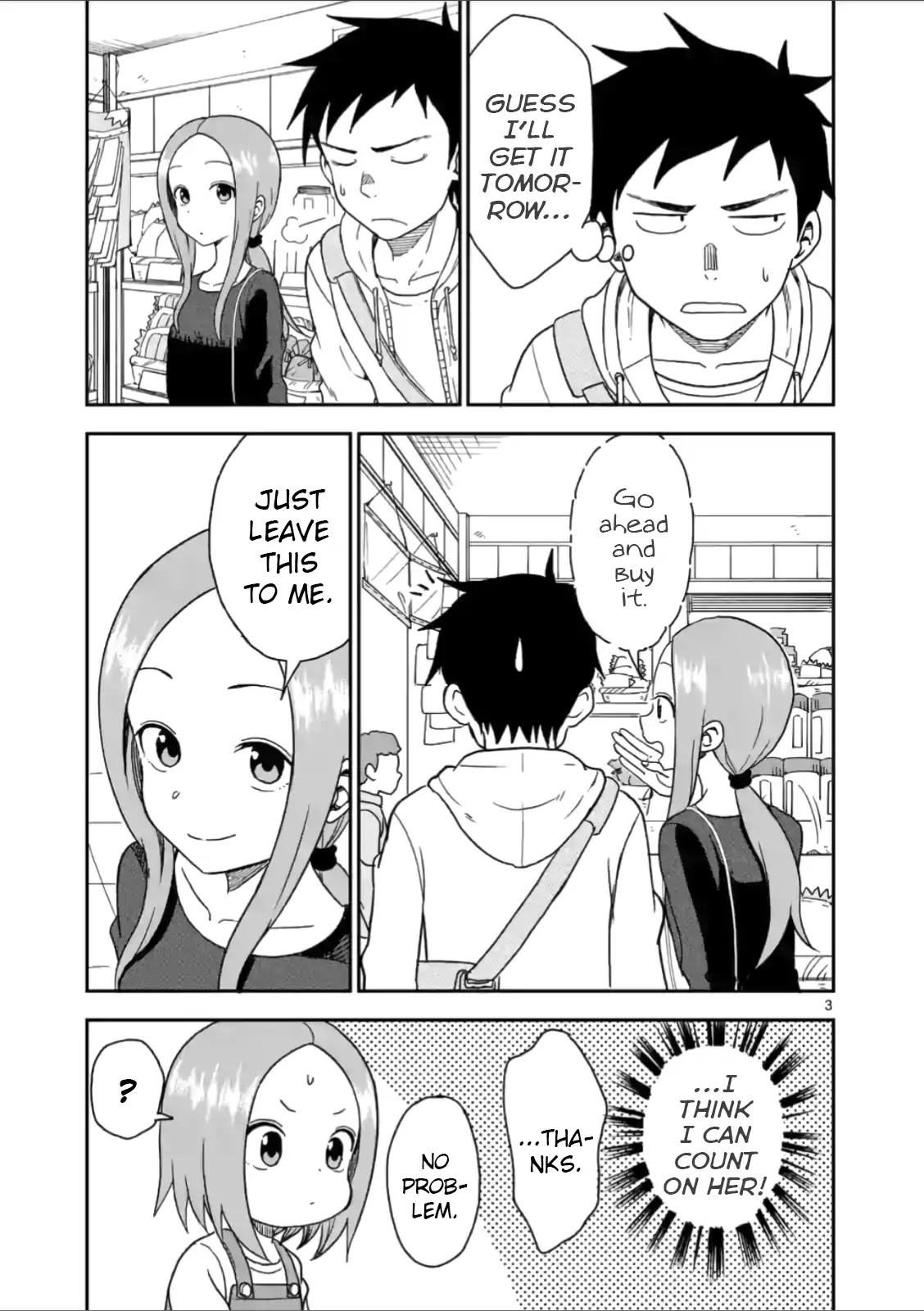 Karakai Jouzu no (Moto) Takagi-san Chapter 61 page 3 - Chapter 61