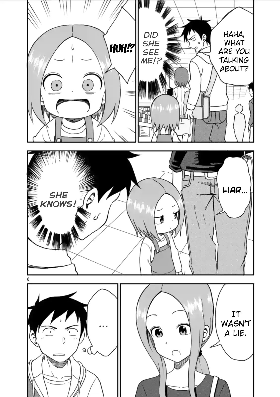 Karakai Jouzu no (Moto) Takagi-san Chapter 61 page 6 - Chapter 61