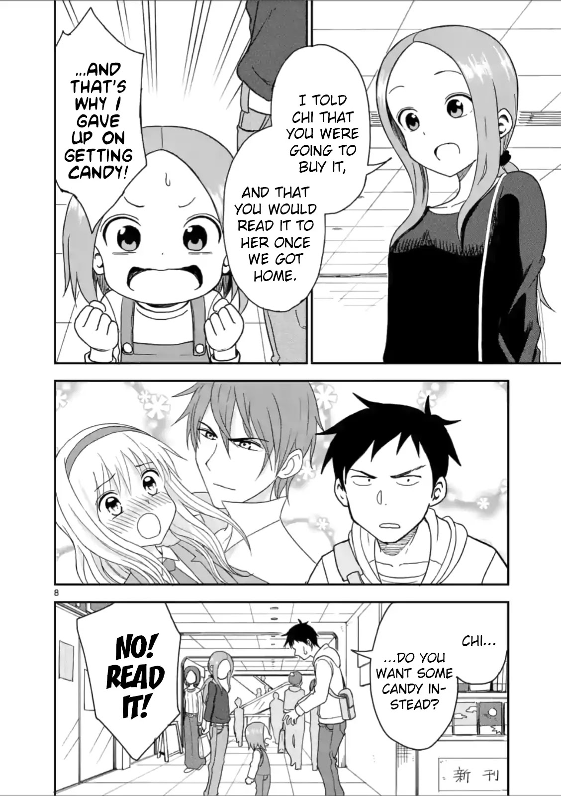 Karakai Jouzu no (Moto) Takagi-san Chapter 61 page 8 - Chapter 61