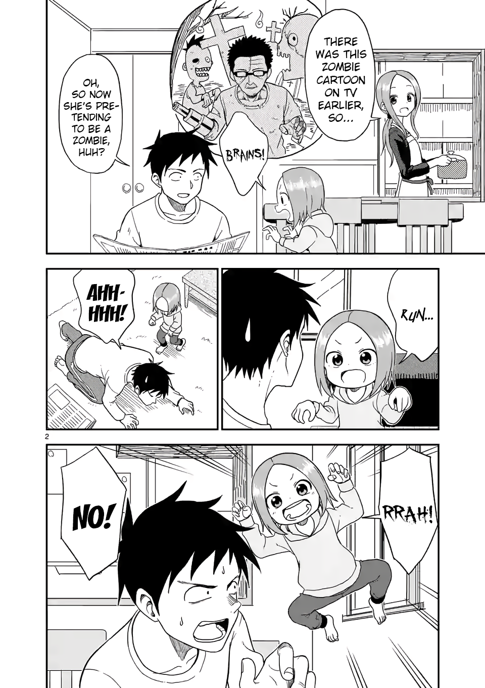 Karakai Jouzu no (Moto) Takagi-san Chapter 63 page 2 - Chapter 63