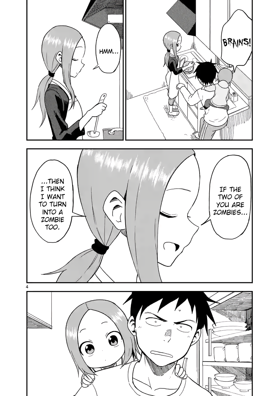 Karakai Jouzu no (Moto) Takagi-san Chapter 63 page 4 - Chapter 63