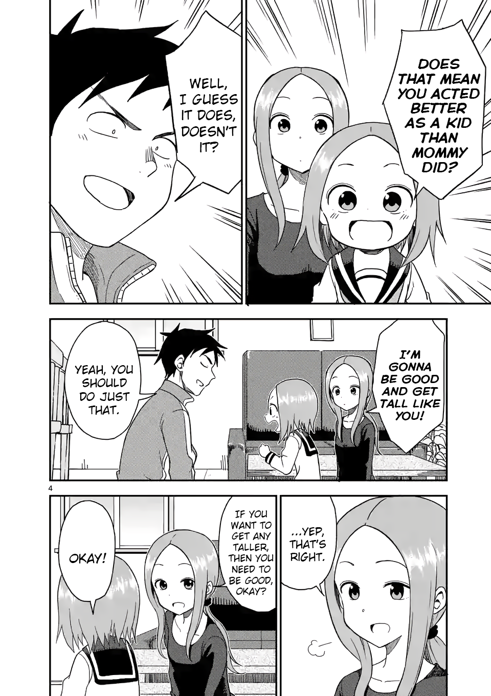 Karakai Jouzu no (Moto) Takagi-san Chapter 64 page 4 - Chapter 64