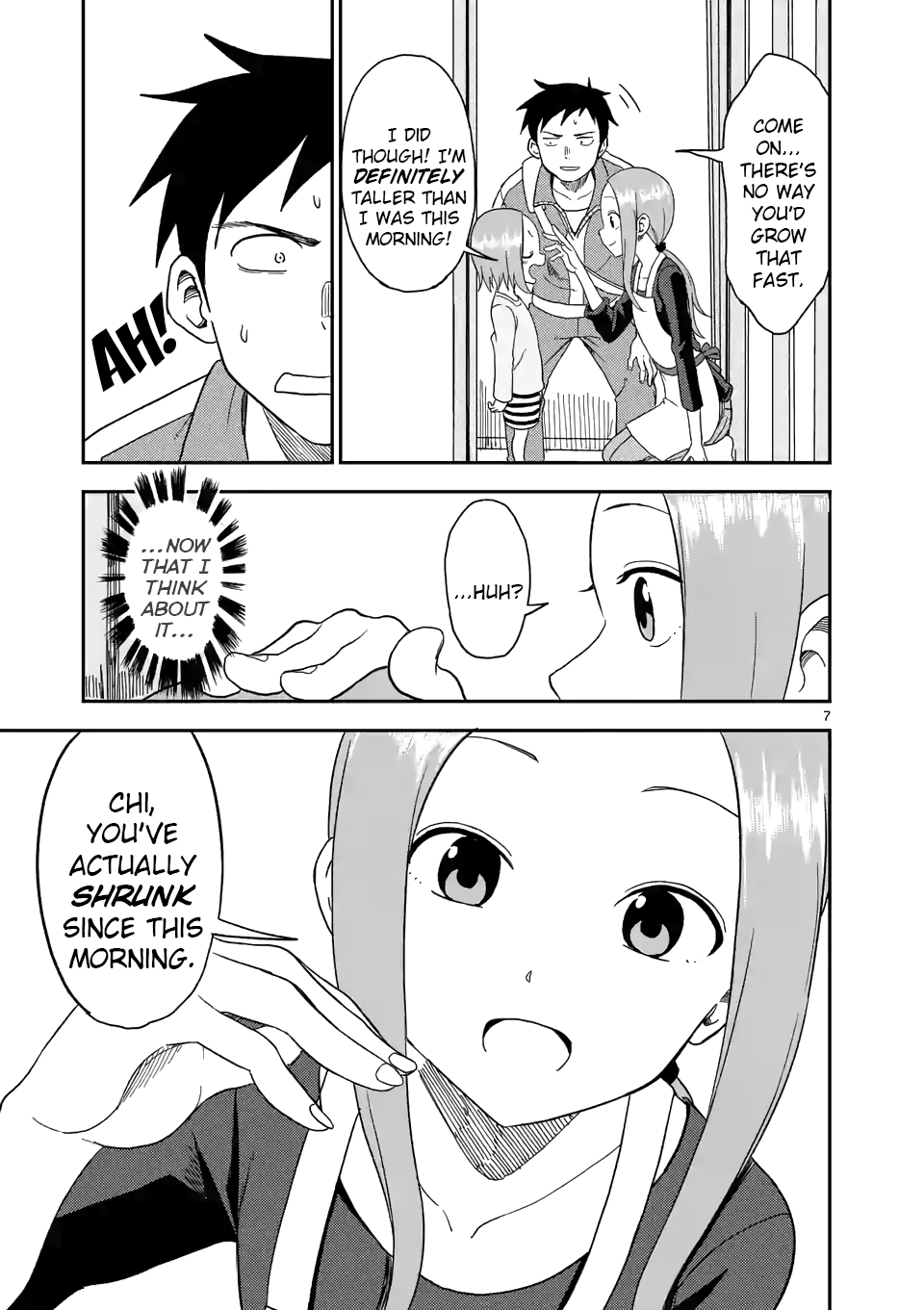 Karakai Jouzu no (Moto) Takagi-san Chapter 64 page 7 - Chapter 64