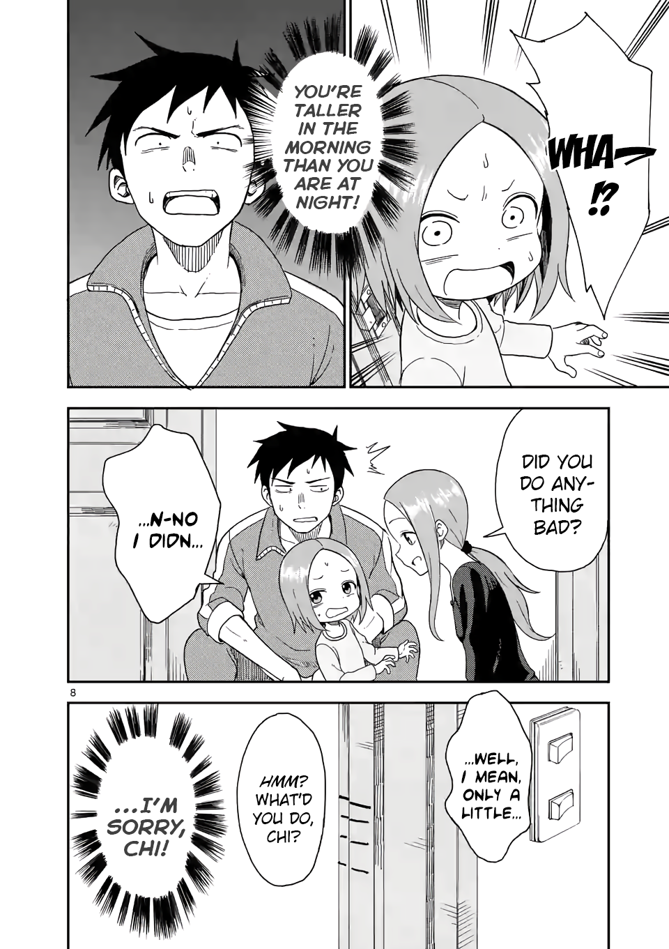 Karakai Jouzu no (Moto) Takagi-san Chapter 64 page 8 - Chapter 64