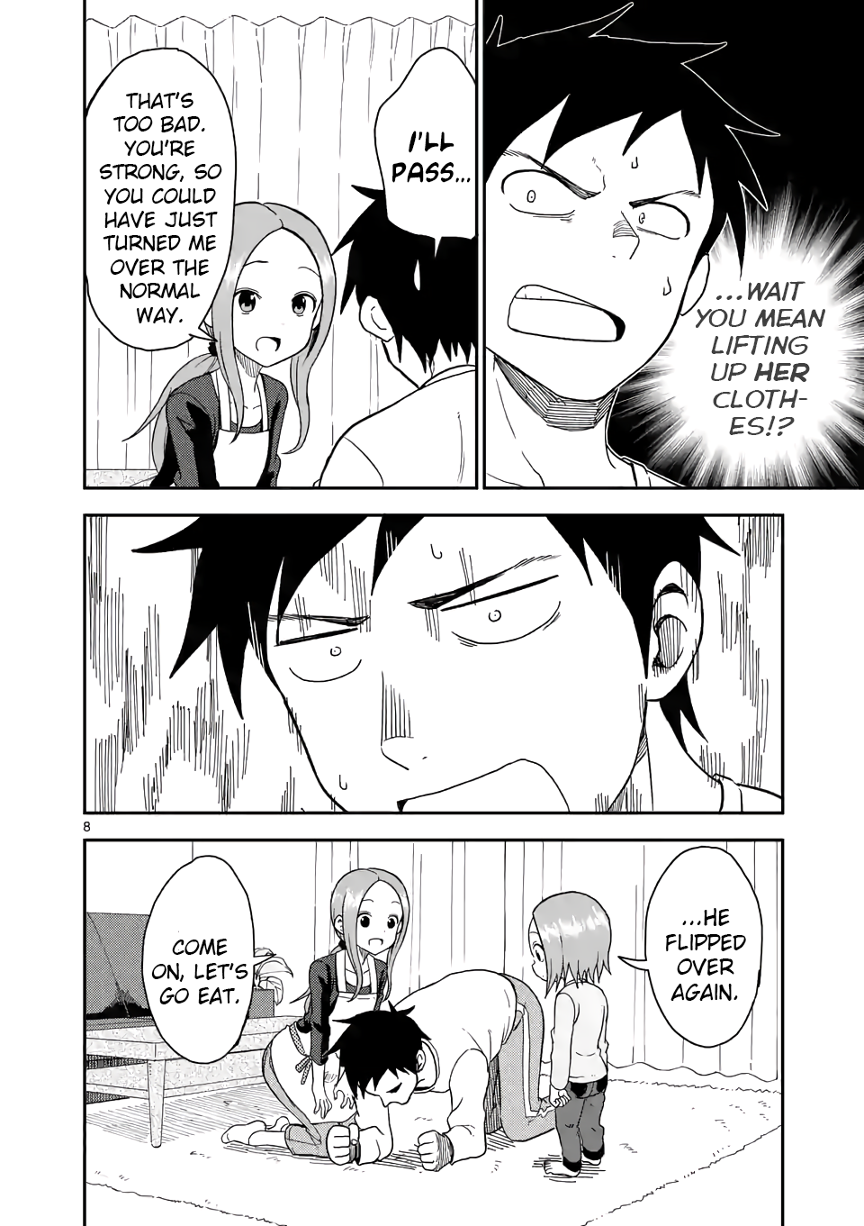 Karakai Jouzu no (Moto) Takagi-san Chapter 65 page 8 - Chapter 65