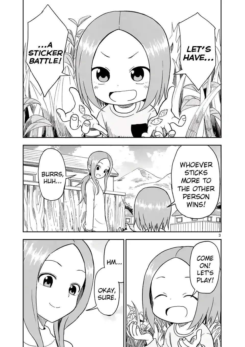 Karakai Jouzu no (Moto) Takagi-san Chapter 66 page 3 - Chapter 66