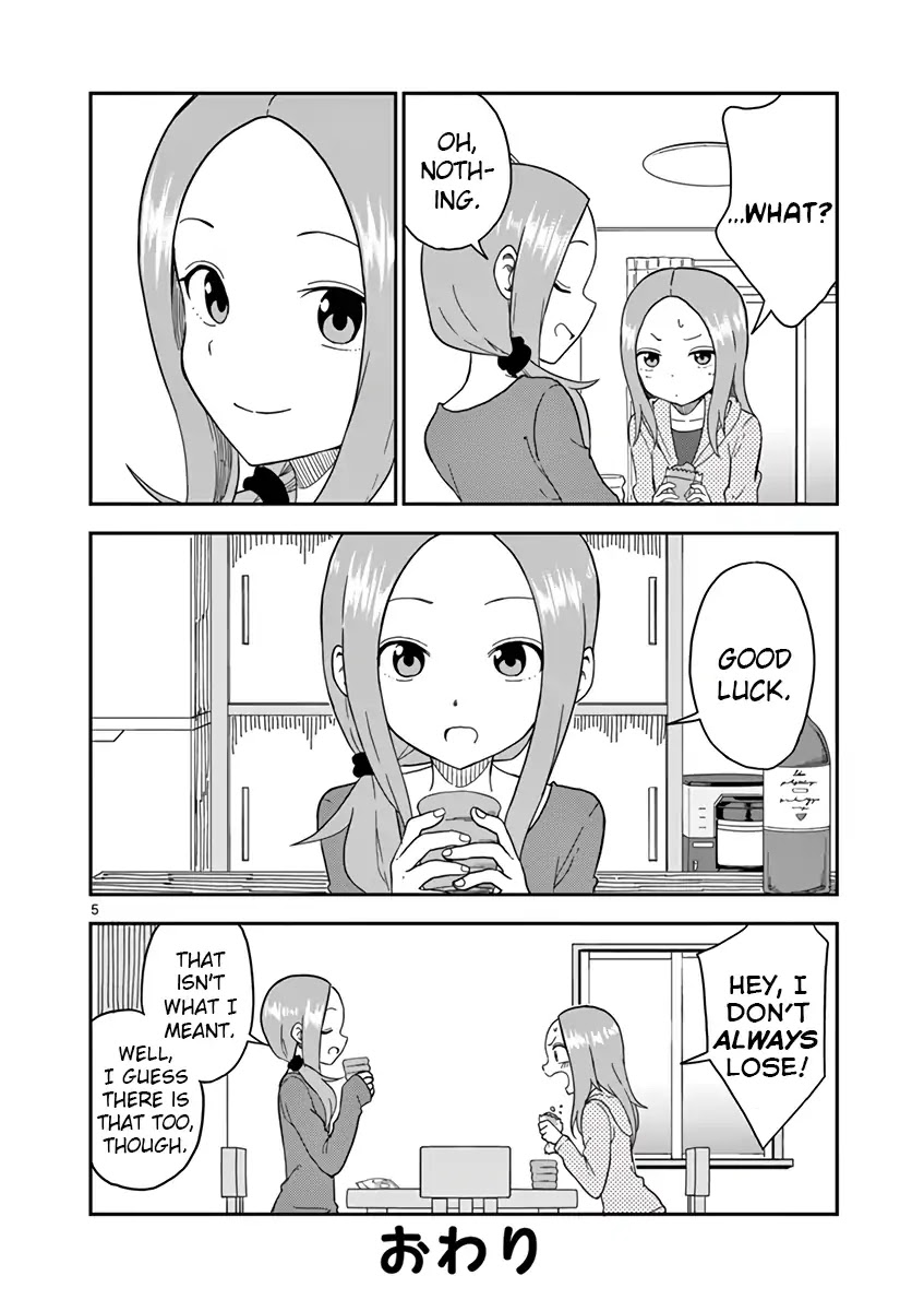 Karakai Jouzu no (Moto) Takagi-san Chapter 67.5 page 5 - Chapter 67.5