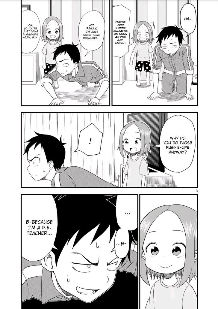 Karakai Jouzu no (Moto) Takagi-san Chapter 7 page 3 - Chapter 7