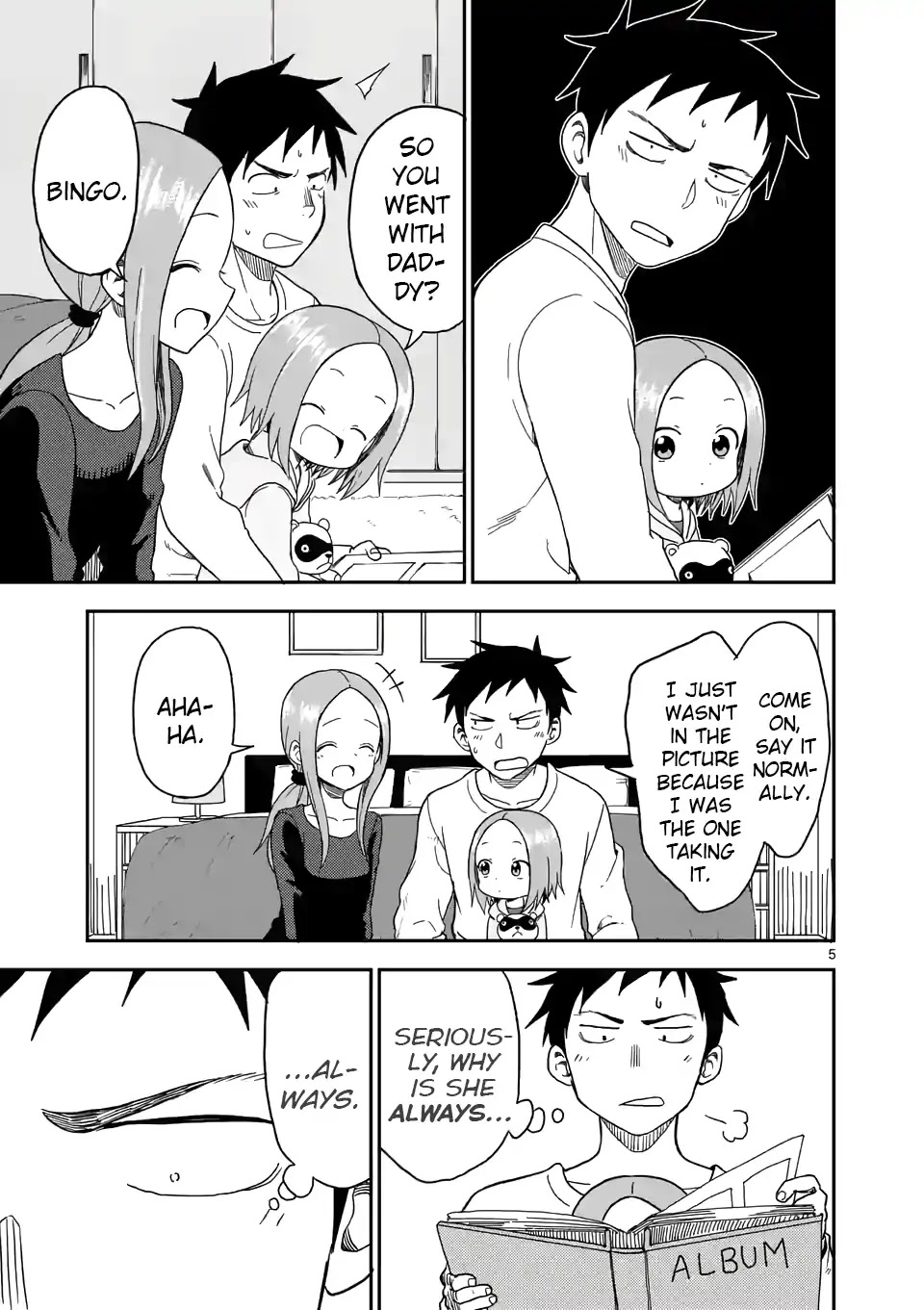 Karakai Jouzu no (Moto) Takagi-san Chapter 71 page 5 - Chapter 71