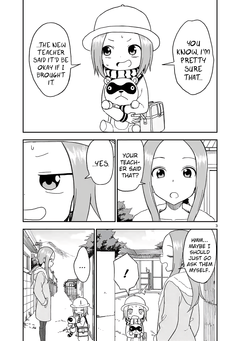 Karakai Jouzu no (Moto) Takagi-san Chapter 72 page 3 - Chapter 72